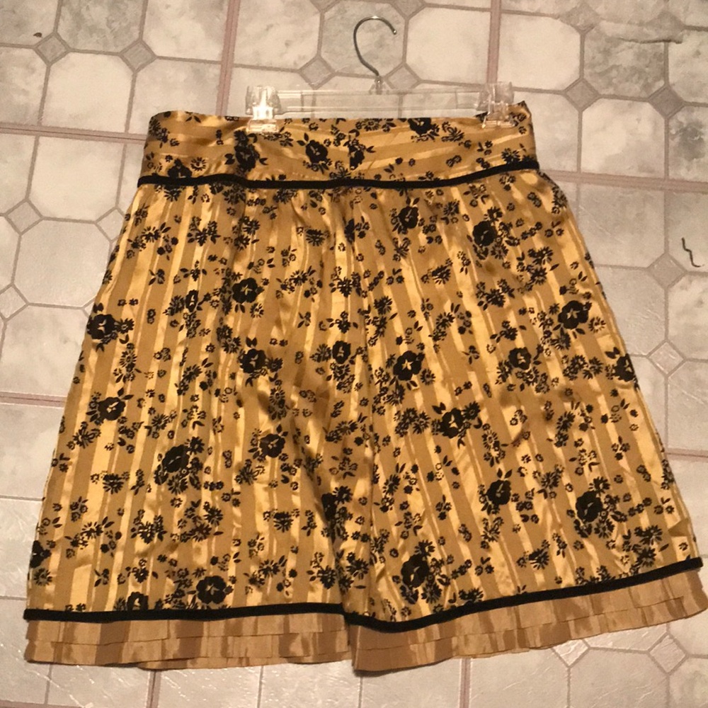 Anthropologie 100% silk skirt